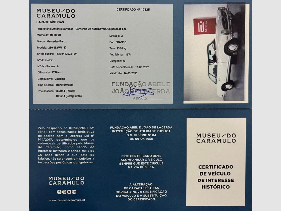 Mercedes Benz SL 280 PAGODE 280 SL 22